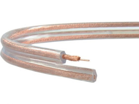 Przewód głośnikowy z żyłą basową TLgYp 2x4 CU OFC miedź beztlenowa PREMIUM BASS HIGHWAY AUDA /300m/