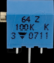 M64Z104KB40 Spindle trimmer, 100 kOhm, linear