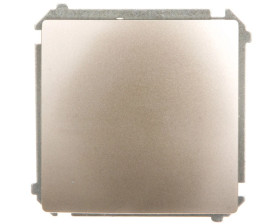 Simon Basic Łącznik jednobiegunowy satyna metalizowana BMW1A.01/29