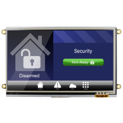 Wyświetlacz LCD TFT 7cal Transmisywny IPS TFT 800 x 480pikseli LED Backlight D-SPI, Q-SPI, SPI I/F NEWHAVEN DISPLAY