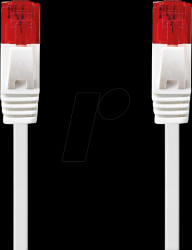CCGP85215WT30 Patch cable, Cat.6, U/UTP, 3 m, white