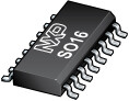 8-bit 25 mA Voltage switch LED Driver with 400kHz I2C interface in SO16 package.