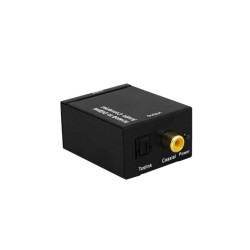 Konwerter sygnału audio A/C RCAx2--SPDIF Toslink+Coaxial HDC08