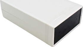 ABS device enclosure, (L x W x H) 250 x 160 x 76 mm, black (RAL 9005), IP54, 1598GSGYPBK