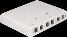 67052 Keystone Surface Mounted Box 6 Port for fiber optic and network