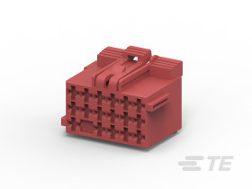 Złącze samochodowe 17-pinowe TE Connectivity 3-rzędowe 30A 1355204-2 Montaż na kablu Obudowa końcówek gniazdowych