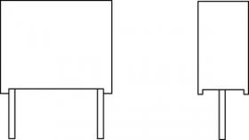 KP1836 AC and Pulse Film/Foil Capacitors Radial Potted Type
