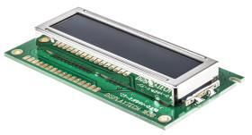 Wyświetlacz monochromatyczny LCD, , Alfanumeryczny, podświetlanie LED, Displaytech