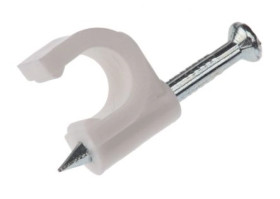 Spinka do kabli Obejma okrągła, 7mm, materiał: PE, 7 x 11mm, RS PRO