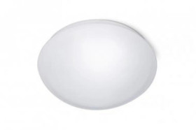 WL-E27S BIAŁY OPRAWA PLAFON 1X E27 230V MAX 25W 230V FI275 IP44 TWORZYWO CZUJNIK RUCHU HF