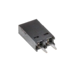 Złącze PCB 2 -pinowe raster: 2.54mm Gniazdo Pionowy Przewlekany