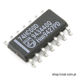 74HC00D Quad NAND Gate SMD-SO14 PHILIPS