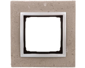 Simon 54 Nature Ramka pojedyncza beton - MOKRA ROBOTA DRN1/96
