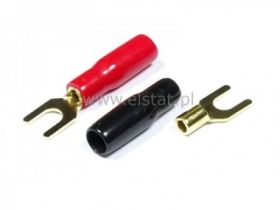 Konektor widełkowy zasil. 4,5mm kabel 2- 3mm