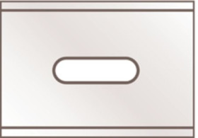 Ostrze łamane rozmiar: 26 x 18,5 x 0,4 mm MARTOR Płaski Stal szerokość: 18,5 mm Ostrze do noży łamanych