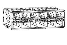 Molex Obudowa złącza pin żeńskiego na PCB 760945001 1 szt. paleta