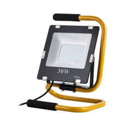 Lampa przenośna LED ART L4101582, 30W, 2100lm, IP65, AC230V, 4000K + stojak + przewód 2m + wtyczka - biały naturalny