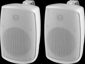 WALL-08T/WS 2-way compact box, 100 V, IP65, 120 W, pair