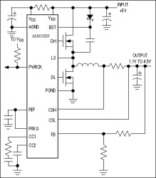 High-Speed Step-Down Controller with Synchronous Rectification for CPU Power