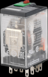 RXM4AB1B7 Miniature industrial relay, 14-pin, 4 changeover contacts, 24 V,