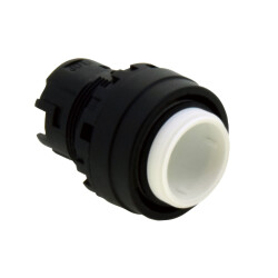 IDEC YW1B-A00 22mm maintained operator Black bezel