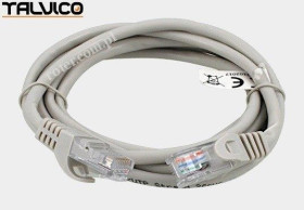 Patch cord UTP kat.5e CCA 2,0m szary 5P31