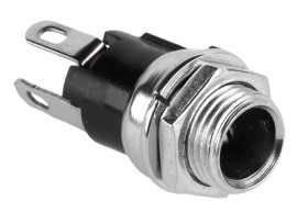 Gniazdo DC przykręcane