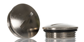 Zaślepka do dławnic kablowych M25 Mosiądz platerowany niklem Czarny do Dławik śruby kablowej Lapp Gwintowany