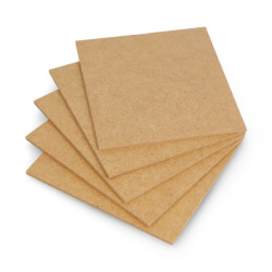 Płyta HDF surowa - 3mm - 110x120mm - 5szt.