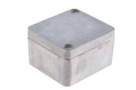 Obudowa Aluminium odlewane szerokość zew. 45 mm długość zew. 50 mm wys. zew. 30 mm RS PRO IP66 Srebrny