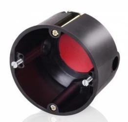 Puszka przeciwogniowa, do pustych ścian, osprzętowa fi 60mm, głeboka E90 BS117 czarna 83117007