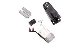 Złącze Ethernet Wtyk Złącze RJ45 Montaż na kablu Cat6a Bekina 8-żyłowe