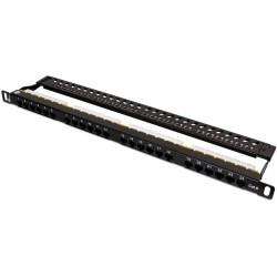 PATCH PANEL UTP CAT.6 24 PORTY 0.5U PGF-6UTP24-B7 GETFORT