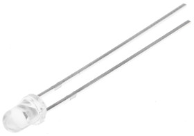 Dioda UV LED, 2-pinowa, Przewlekany, dł. fali: 390nm, kąt: 30°