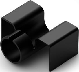 Small heatsink, (L x W x H) 19.05 x 21.4 x 10.1 mm, 35 K/W, black anodized, 10007135