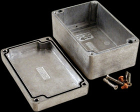 Aluminum die cast enclosure, (L x W x H) 125 x 81 x 59 mm, natural, IP68, 1590Z120