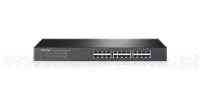 TP-Link TL-SF1024, Switch niezarządzalny, 24x 10/100 RJ-45, 19"