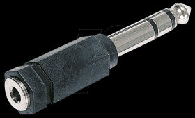 6.3 stereo jack plug to 3.5 mono jack socket