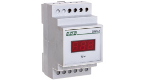 Woltomierz 1-Fazowy Cyfrowy Modułowy 100-300V Dmv-1 True Rms Dmv-1Rms