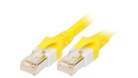 09474747001 Patch Cord Sf/Utp 5E Linka Cu Lszh,Pur Żółty 0,2M 26Awg