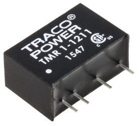 Przetwornica DC-DC, 1W, Uwe 9 → 18 V DC, Uwy 5V dc, Iwy 200mA, TRACOPOWER