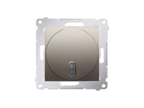 SIMON 54 Dzwonek 230V złoty mat elektroniczny DDS1.01/44 KONTAKT SIMON