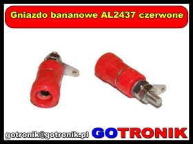 Gniazdo bananowe AL2437 czerwone