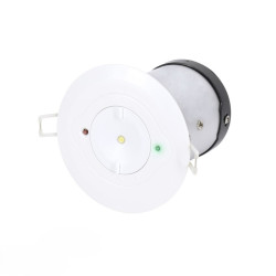 Oprawa awaryjna TOLER okrągła p/t 3W optyka otwarta IP20 autotest 3H C91-TLR-3SX-AT3H-CNBOP Bemko