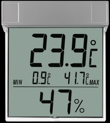 30.5020 Vision Hygro digital window thermometer