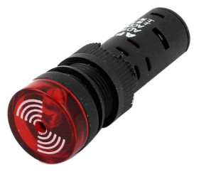 AD16-16S-12V kontrolka czerwona migająca, zasilanie 12V