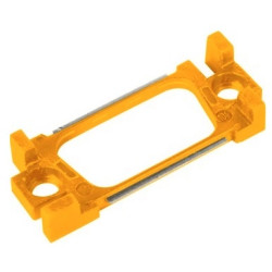Coding element, yellow for D-Sub housing size 1 (DE), 9 pole, pin, coding combination 1, 09670092101102
