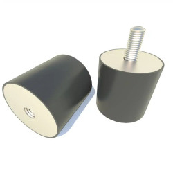 Podstawka antywibracyjna M10 średnica 40mm Cylinder męski-żeński