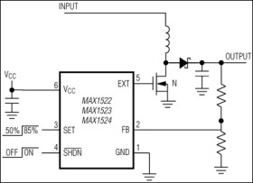 Simple SOT23 Boost Controllers