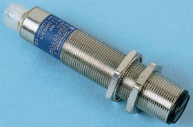 Czujniki fotoelektryczne Dyfuzyjny cylindryczny Telemecanique Sensors z wyjściem przekaźnikowym zakres 120 mm